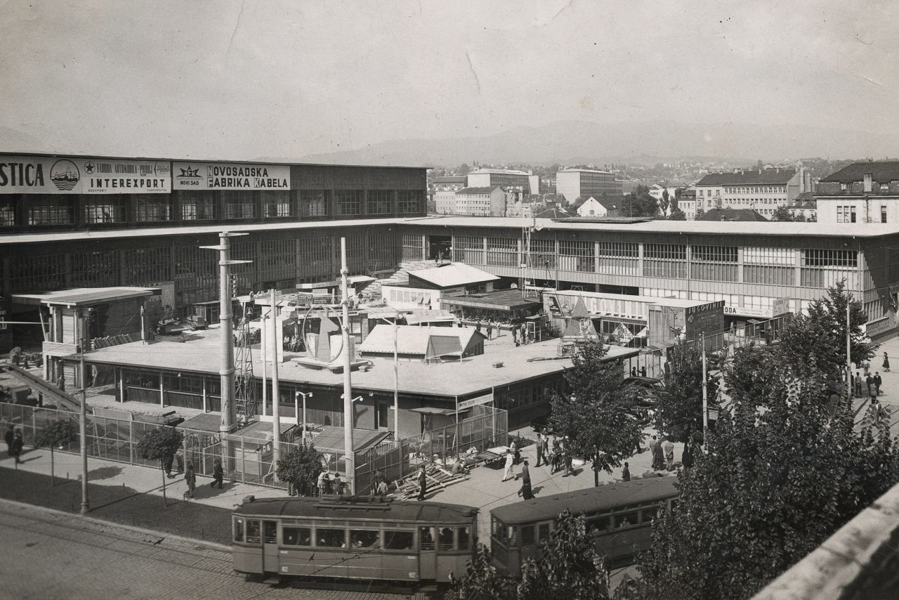 Zagrebački velesajam, Savska cesta (današnji Tehnički muzej), oko 1953. godine